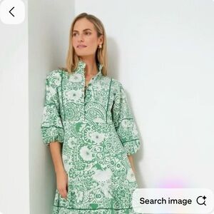 Tuckernuck Green Hyacinth House Hillsborough Dress Cotton Dress size Large